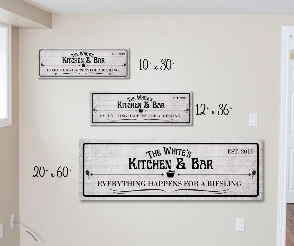 Custom Kitchen & Bar Wall Art