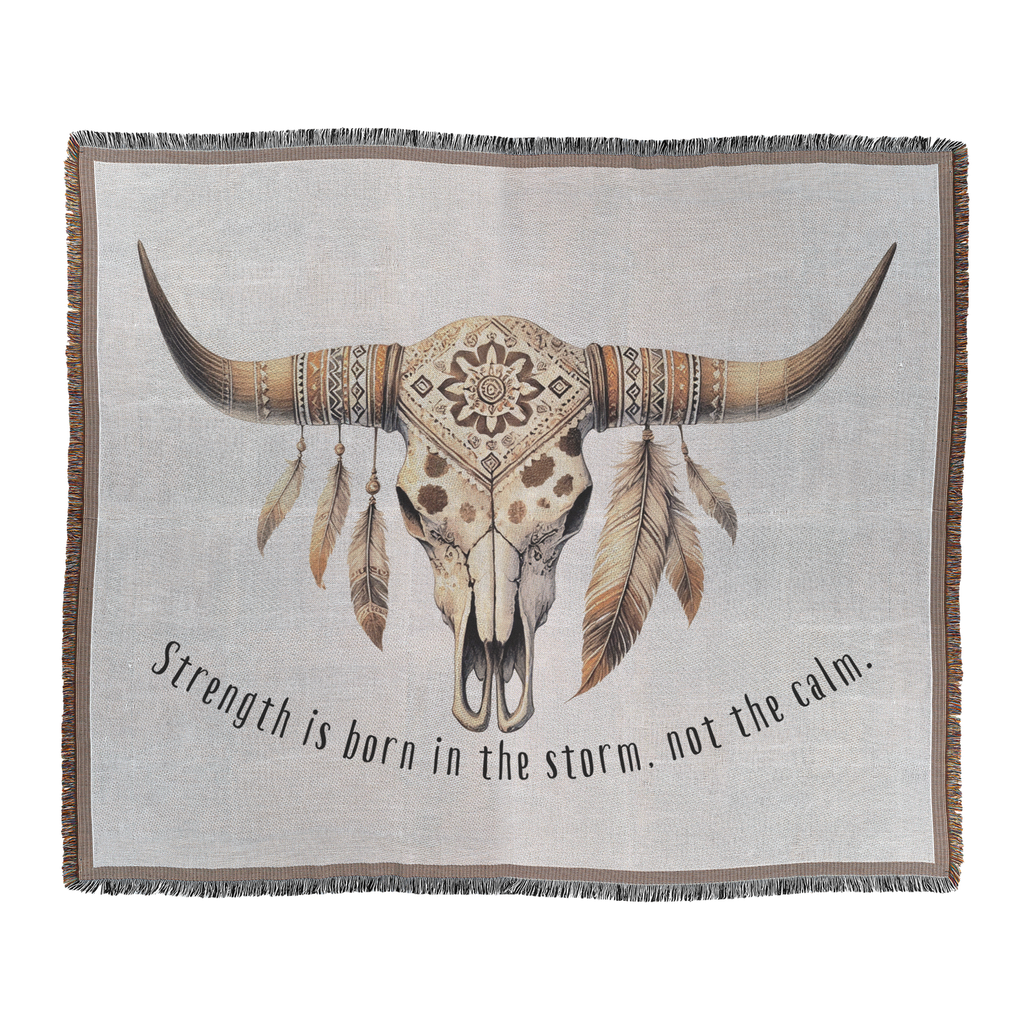 Boho_Aztec_Bull_Skull_-_Woven_Blanket_Main_H_Mockup.png