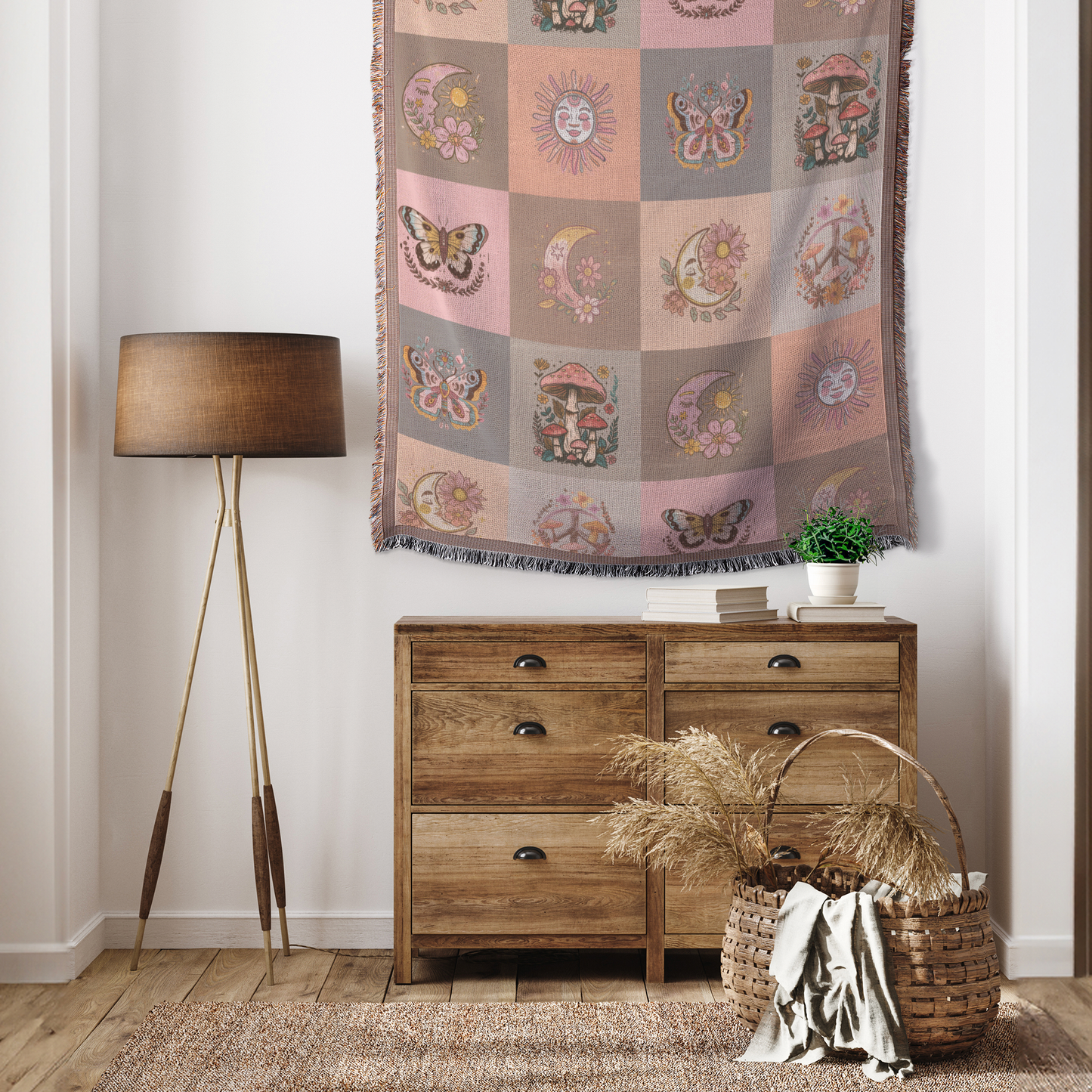 Boho_Moon_and_Butterfly_Blanket_Tapestry_V_Mockup.png
