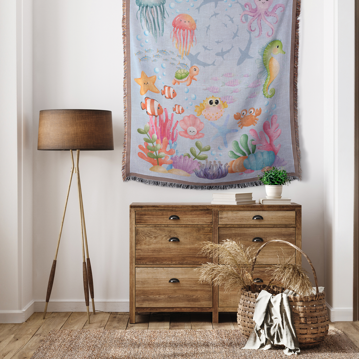 Watercolor_Under_the_Sea_Creatures_Blank_Tapestry_V_Mockup.png
