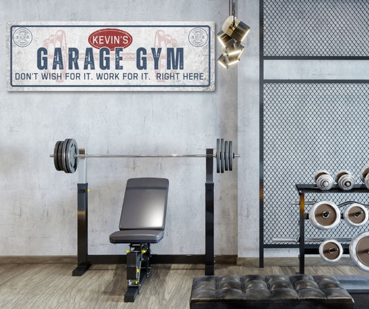 Custom Home Gym Canvas
