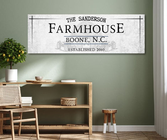 Custom Farmhouse Canvas