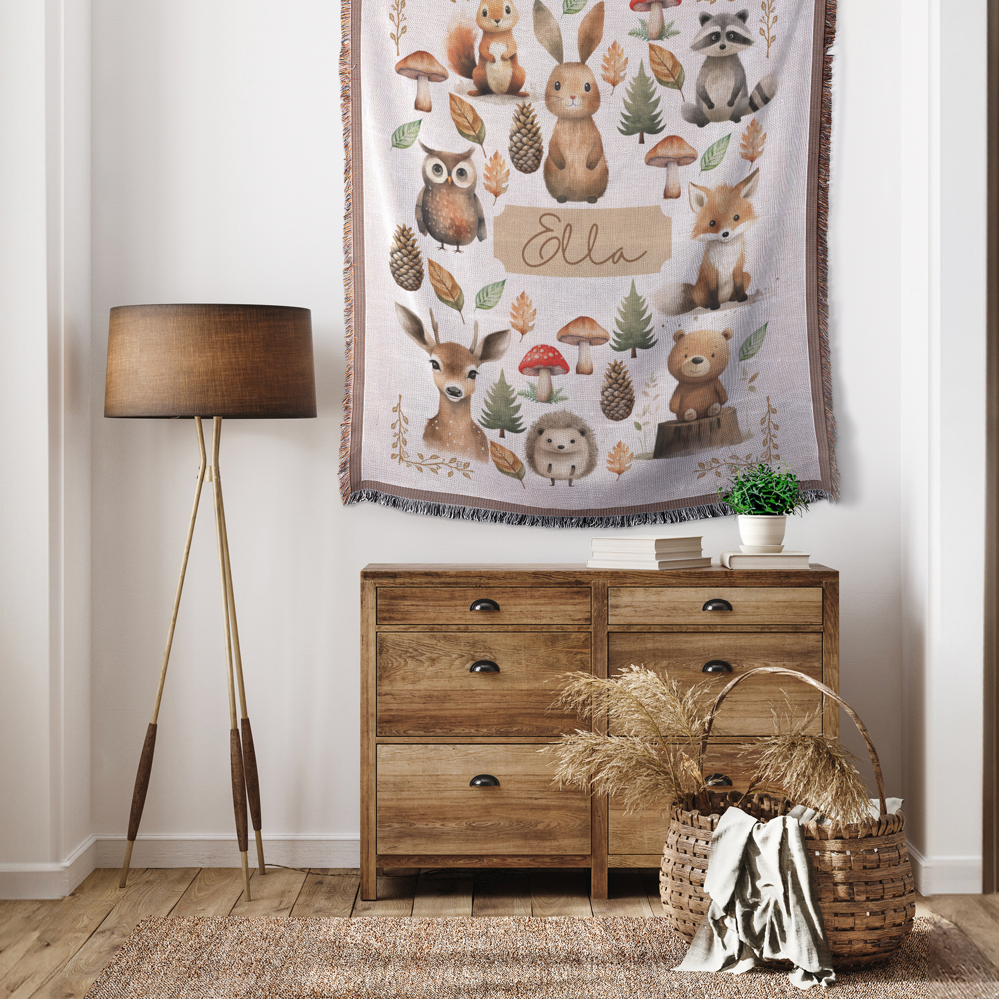 Woodland_Creature_Blanket_Tapestry_V_Mockup.png